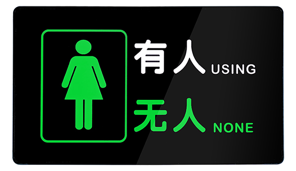 背光有无人门牌